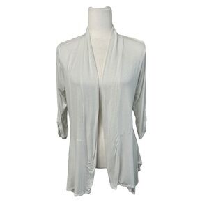 AB Studio Women's Off White Cardigan Sweater
